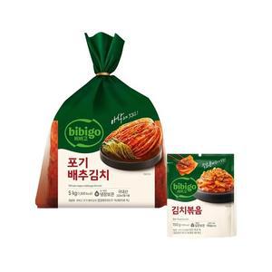비비고 포기배추김치 5kg x1개+김치볶음 150g x1개
