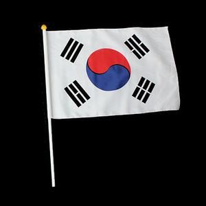 천 태극기 수기 소/중  국산 국경일 미니 깃발 손태극기