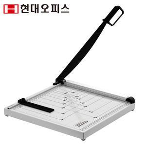 [현대오피스] 작두형재단기 New HANDY CUTTER A3 최대 20매 재단 페이퍼가이드 안전누름판
