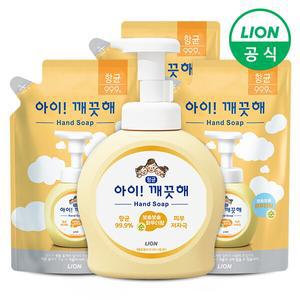 아이깨끗해 용기 490ml 1개+리필 450ml 3개