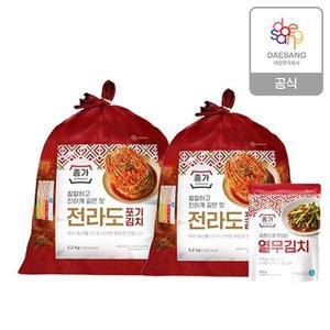 종가 종가집 전라도식 포기김치 10.4kg+열무김치 400g