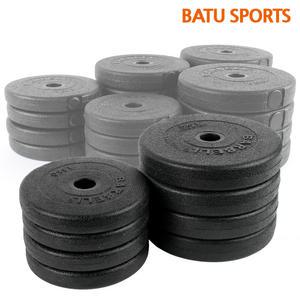 PVC 바벨 원판 1kg-2개 (2kg세트) 경량 아령 덤벨 중량 바 역기 봉 25mm용