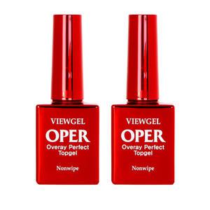 오빠탑젤 논와이프 네일 기초젤 탑코트 20ml (10ml 2개)