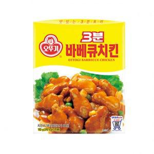 [오뚜기] 3분 바베큐치킨 150g x 24개[31869449]