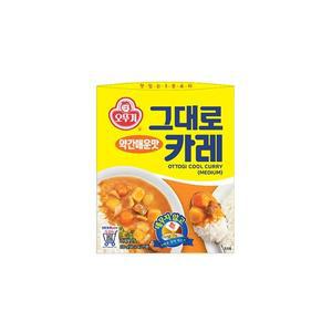 [오뚜기] 그대로 카레 약간매운맛 200g x 24개[31869452]