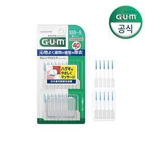 [GUM]GUM 검 치간칫솔 Soft Pick SS-S 3개