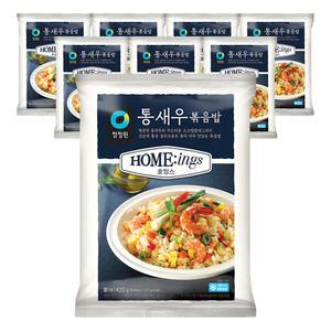 청정원 호밍스 통새우 볶음밥, 2인분, 420g, 8개