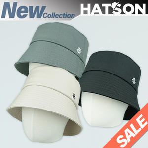 [햇츠온]H3-2350 HatsON 브랜드 여성 남성 사계절 무지 벙거지 버킷햇 챙 햇 패션 모자 면 AA
