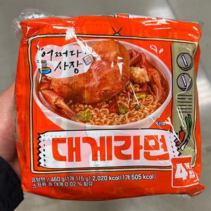 CJ ENM 어쩌다사장3 대게라면 115g x 4개입