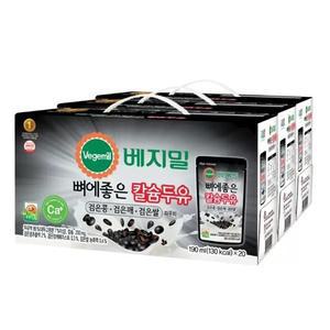 [베지밀] 검은콩＆깨＆쌀 두유 190ml x 20 x 3박스