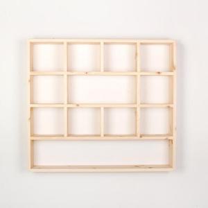 아트박스 디자인엔씨 원목네모네모다용도선반 WF111 디자인엔씨