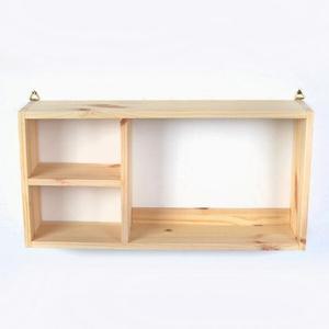 아트박스 디자인엔씨 원목3칸2단오픈직사각A선반 WF454 디자인엔씨