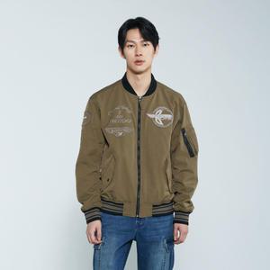 [롯데백화점]버커루 유니 나일론 와펜장식 MA-1 점퍼(B235Z5030P)