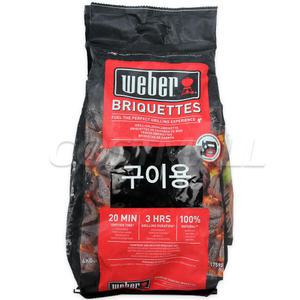 웨버 차콜 브리켓 숯 4kg 캠핑용품 야외 코스트코