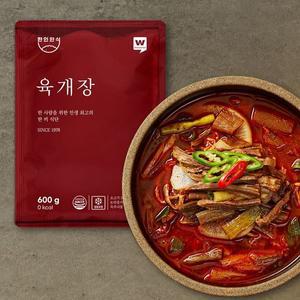 [NS홈쇼핑][한인한식] 진한 사골육수 소고기 육개장 600g X 5팩[32144321]
