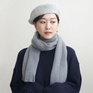 [하프클럽/옷자락]여자 겨울 머플러 커플 니트 골지 목도리