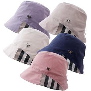 [마메든]체크포인트 사이즈조절 벙거지 5color 엄마 할머니 여름 챙모자/OM-B41005