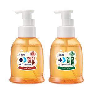 메디버블 항균 핸드워시 500ml + 500ml 로즈향&그린애플향 손세정제 액체비누 거품 물비누 핸드솝 버블 대용량 유아 아기 어린이
