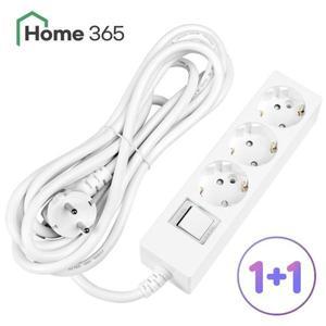 [Home365]1+1 홈365 국산 과부하차단 멀티탭 3구 7m / 16A 멀티콘센트
