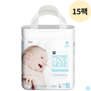 네이쳐러브메레 매직슬림 팬티 기저귀 대형 22p 15팩