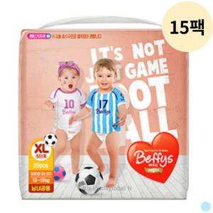 베피스 팬츠 드라이핏 팬티 기저귀 특대 20p 15팩