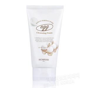 스킨푸드 에그 화이트 퍼펙트 포어 클렌징 폼 150ml