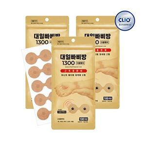 [크리오]크리오 대일 빠삐방 동전타입 더블 패치 1300 (5매+리필 95매) x3개