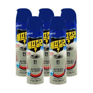파리 모기 살충제 에프킬라 킨 에어졸 500ml 5개