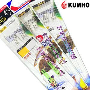 금호조침 KS-316 3단 가자미 보리멸 채비 6본바늘
