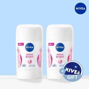 니베아 데오드란트 스틱 엑스트라 브라이트 50ml X 2 + 니베아 비치볼