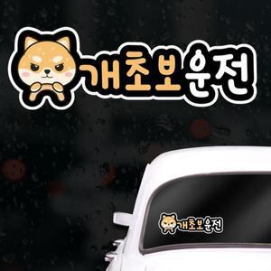 [XBG10440]캐릭터 초보운전스티커 아이가타고있어요