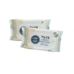 [RGP4N6OQ]피톤치드 성분 안심 물티슈 30매 휴대용물티슈
