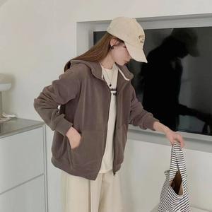 [엘클로] 데일리룩 핫아이템 하이넥 후리스 후드 자켓