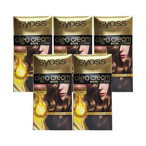 사이오스 올레오 골드라벨 새치커버 염색약 100g (2N 스파클링브라운) 5개 Sm