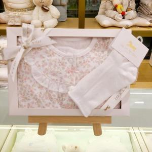 [에뜨와](대전신세계)25년 S/S 신상품 (출산,신생아,백일선물세트) 엘리아우주복 양말세트