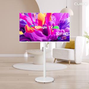 무빙큐빅스 32인치 FHD QLED 화이트에디션 삼탠바이미 X1시리즈 스마트 TV 삼텐바이미 중소바이미 스탠바이미