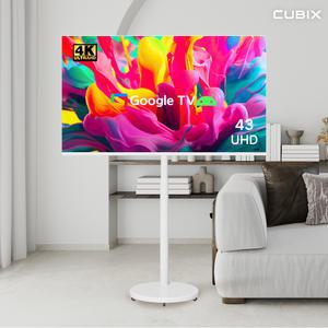 무빙큐빅스 4K UHD 43인치 화이트에디션 삼탠바이미 X1시리즈 스마트 TV 삼텐바이미 중소바이미 스탠바이미