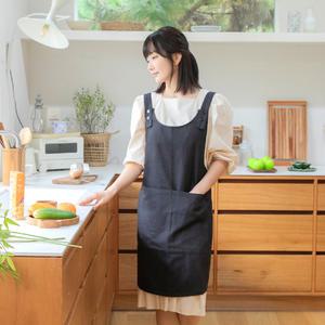 헤링본 앞치마 카페 도우미 유니폼 상담 오피스 DC07