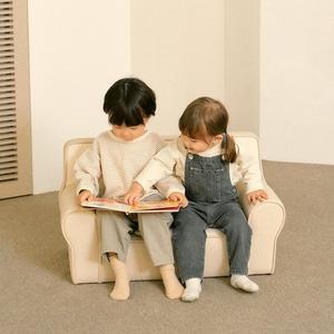 [루나스토리]브레드 유아 소파 2인용 돌 아기 어린이 의자 쇼파 선물 아이방꾸미기 식빵소파