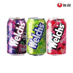 [NS홈쇼핑]웰치스 355ml 포도 12캔 + 청포도 6캔 + 딸기 6캔(총24캔)[34476833]