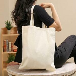 [라일리] Rly 나만의 무지 에코백 2p세트(31x36cm) (베이지) 천가방