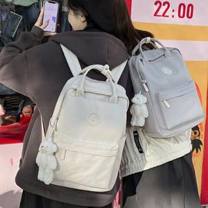 [다잇템] 여자 프레피 러블리 백팩 책가방 키링인형 가방