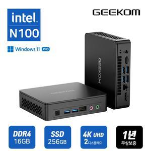 [Geekom]미니에어12 라이트 미니PC/인텔 N100 엘더레이크/DDR4 8GB/256GB NVMe/윈도우11Pro 탑재