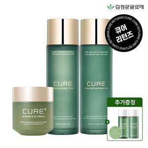 [큐어리턴즈] 하이드라 수딩 토너 + 에멀젼 + 2x크림 1개 (+사은품 365set 미니 + 2x크림 미니+쇼핑백)