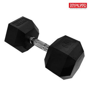 와드프랜즈 크로스핏 PEV 육각 고무덤벨 50LB 1개