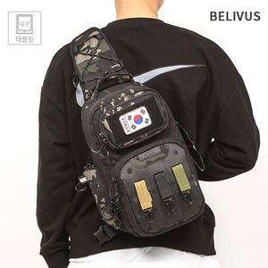 빌리버스 남자 슬링백 BJI255 패션 태블릿 12.9 수납가능 웨이스트백