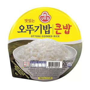 햇밥 오뚜기큰밥 오뚜기밥 흰밥 300g 18개