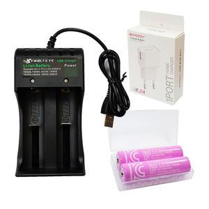 BENONE 베논 2구충전기+18650 3000mAh 배터리 2개+USB 충전기 풀세트