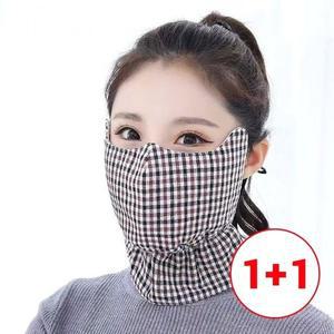 [기타]1+1 안면 보온  넥커버 순면 패션 마스크
