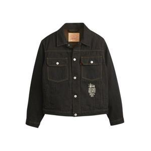 스투시 x 리바이스 크리스피 린스 트러커 자켓 블랙 Stussy x Levi's Crispy Rinse Trucker Jacket Black